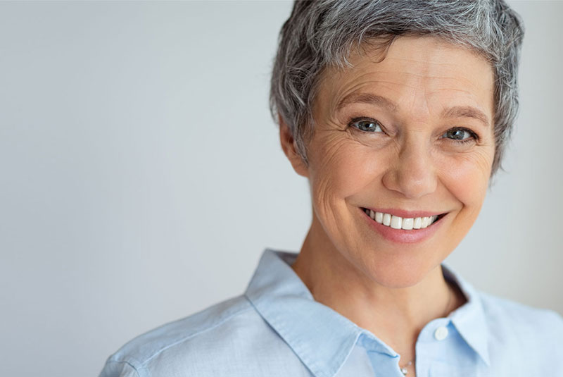 dental patient smiling